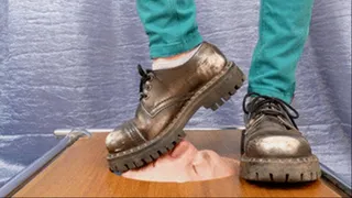 Teen girl tramples my face with Doc Martens shoes (part 6 of 6), flo023x