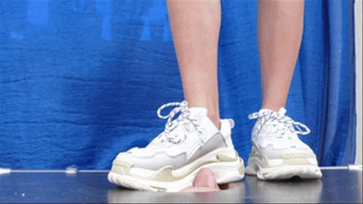 flo418xe, Face trampled under Balenciaga Triple S sneakers, extended version