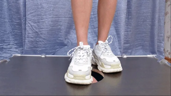 flo417x, Face trampled under Balenciaga Triple S sneakers