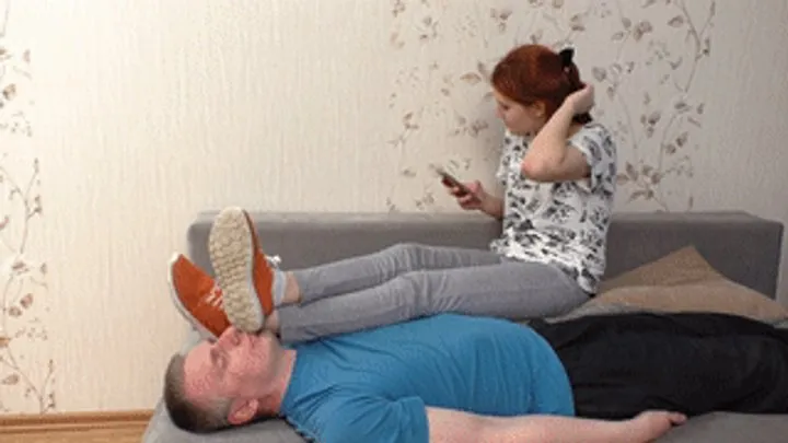 Man likes to get in hands of such adorable 18 yo redhead, vf1548h