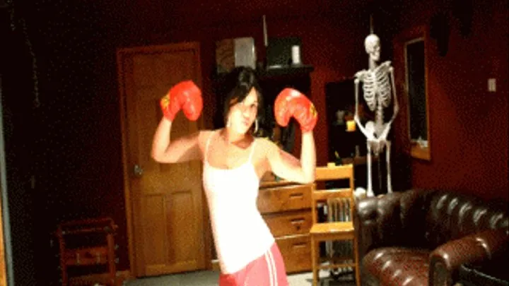 2012 Deadliest Ballbusters Tournament Round 1 Plus Ballboxing Workout Routine (Competative Boxer Goddess Ali)