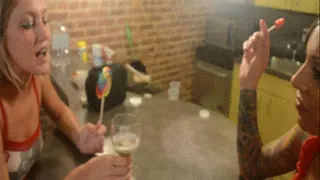 Drink Our Delicious Lollipop Spit!