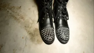 Studded Boot Valentines Day Testicular Slaughter!(top choice February clip) EDITED VERSION