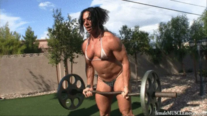 outdoor barbell curls