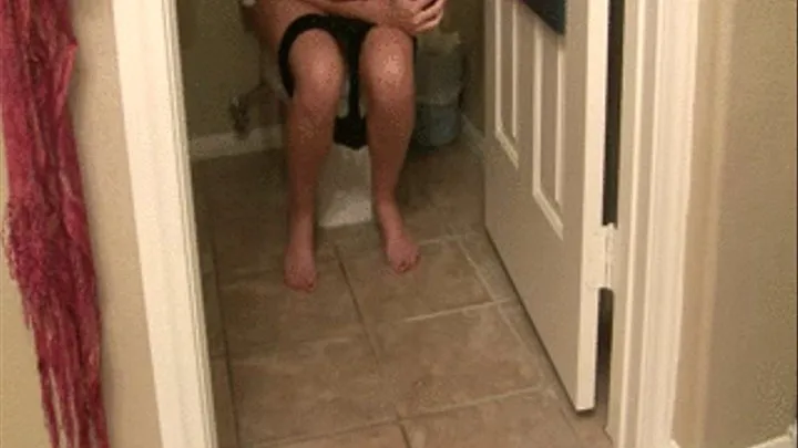 Toilet fetish ... all day on the toilet