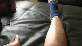 SNEAKER FETISH sprained ankle sneaker play