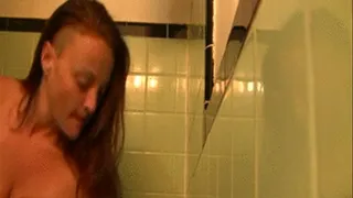 Lovely Long HAIR WASHING Sensual in the shower