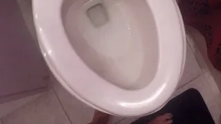 Pure liquid out my butt TOILET FETISH