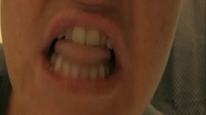 Nails Scratching on my Teeth ToothPickin Mouth Fetish