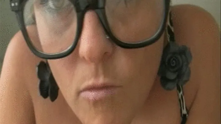 Super Sexy Funny Faces ... naughty School glasses Cross eye