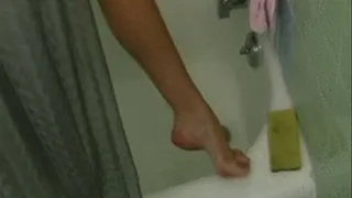 Sexy Wet feet n Legs In the Shower