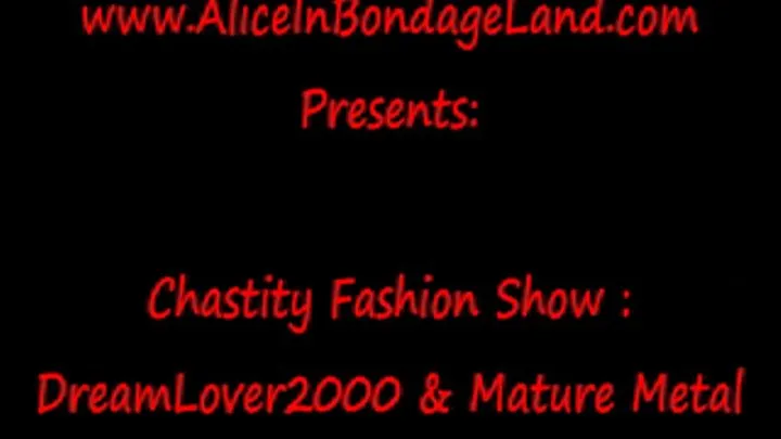 Chastity Fashion Show DreamLover2000 Male Management System FemDom Lesson