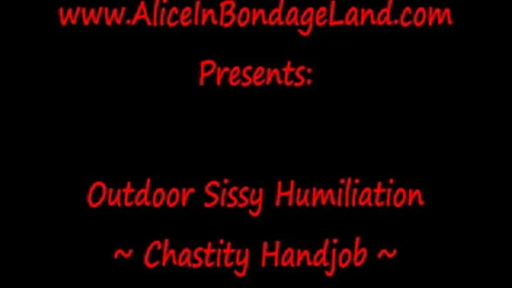 Schoolyard Bully Handjob Chastity Schoolgirl Sissy Humiliation PUBLIC PARK