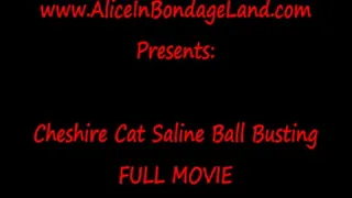 Cheshire Cat CBT Mistress Alice Wonderland BDSM Fetish Saline Inflation
