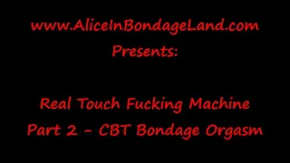 Real Touch Fucking Machine - Ball Punching CBT Orgasm
