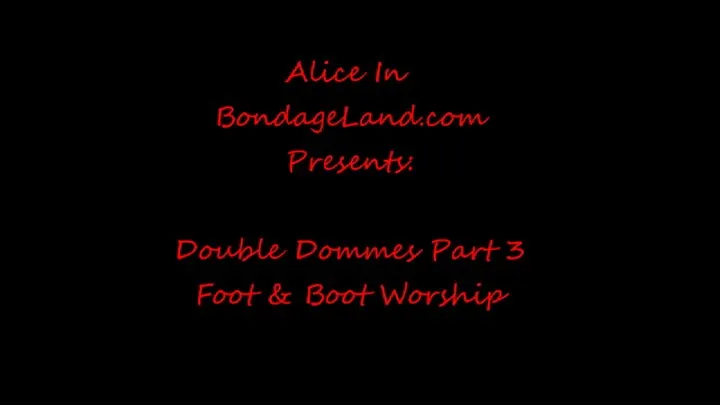 Double Domme Tease and Denial - Bondage Ball Busting and Strap-On Training - Part 3