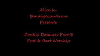 Double Domme Tease and Denial - Bondage Ball Busting and Strap-On Training - Part 3