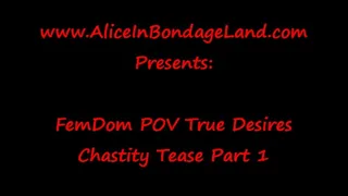 Alice Masturbating POV Tease and Denial - True Desires Retreat - Part 1