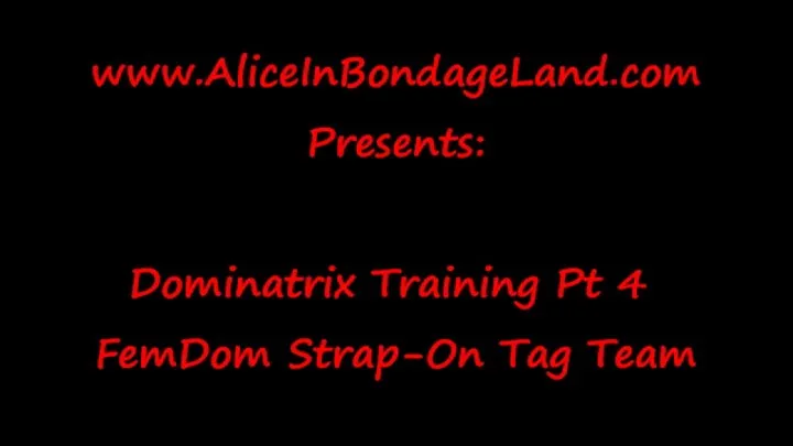 New Dominatrix Training - Denalis First Strap-On Pegging - Part 4