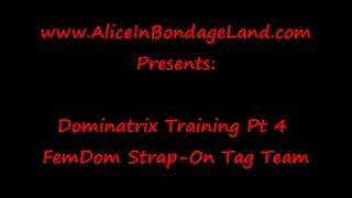 New Dominatrix Training - Denalis First Strap-On Pegging - Part 4