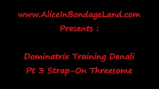 New Dominatrix Training - Denalis First Strap-On Pegging - Part 3