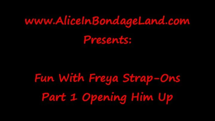 Fun With Freya Part 1 - Opening Him Up Strap-On Threesome