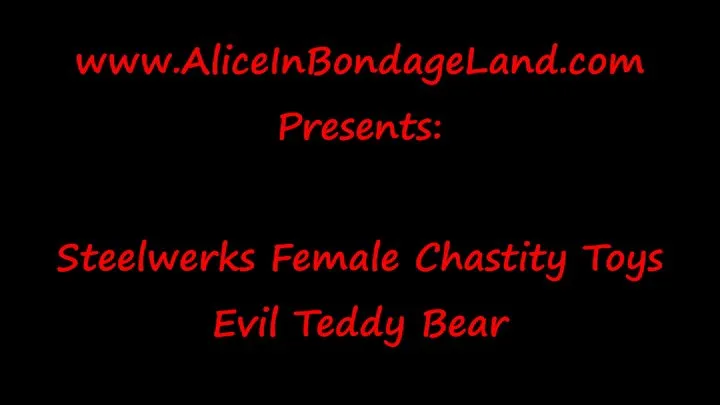 Steelwerks Female Chastity Toy Test Drive - Magic Teddy Bear