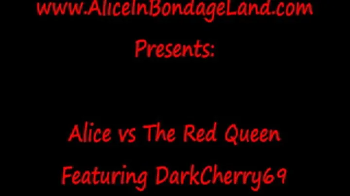 Alice vs Red Queen - Lesbian FemDom Cosplay Squirting Orgasm Bondage