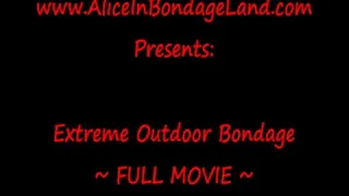 Extreme Outdoor Serious Bondage Adventure - FemDom Chastity Threesome