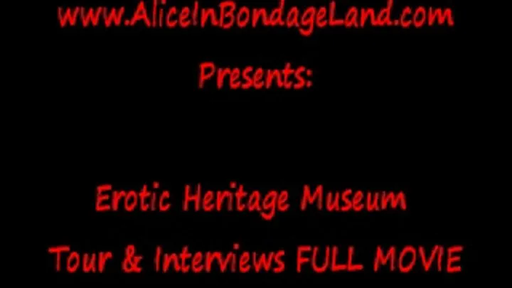 Erotic Heritage Museum CFNM Tour FULL MOVIE FemDom Bondage in PUBLIC