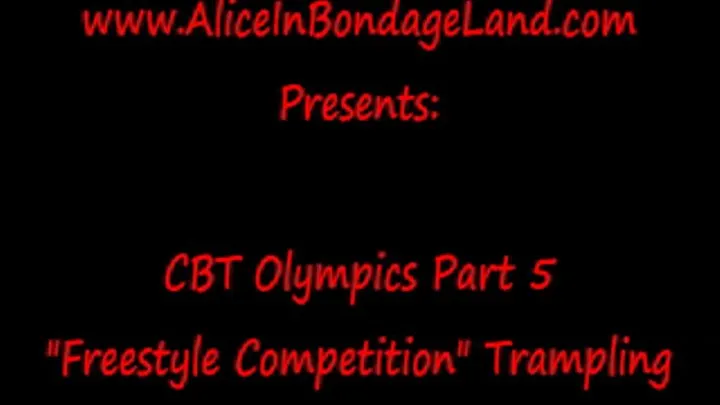 Group Trampling CBT Part 5 Foot Fetish Ball Olympics FemDom CFNM Mistress AliceInBondageLand