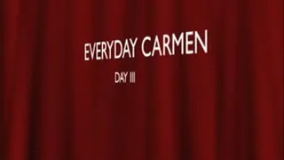 EVERYDAY CARMEN DAY III
