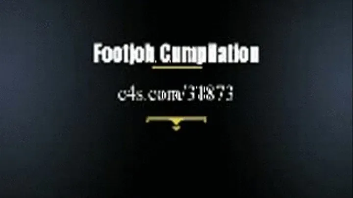 Footjob Cumpilation 1