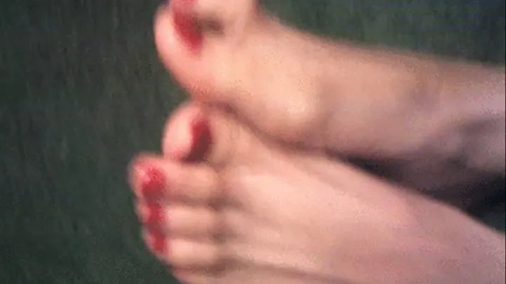 Meka Red Toe nails Tease 2013 spring