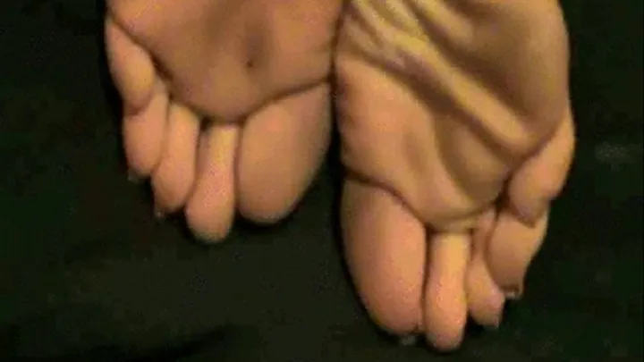 Pinky G Feet tied up footjob