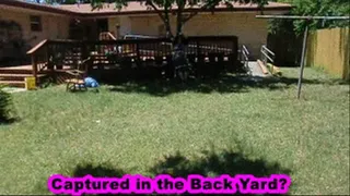 Captured in the Back Yard!