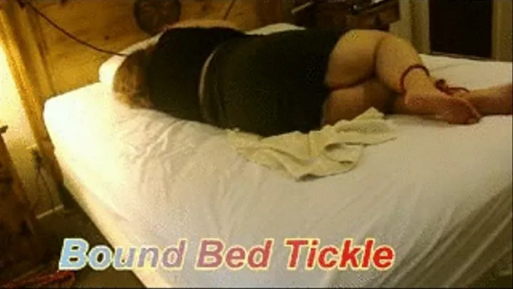 Ticklish BBW is Bound in bed!