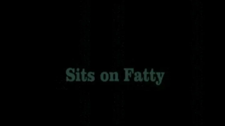 Skinny Bitch Sits on Fatty!