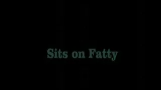 Skinny Bitch Sits on Fatty!