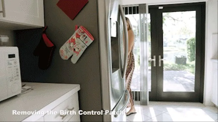 Nikki Brooks in Step Mom is Knocked Up - Removing the Birth Control Patch