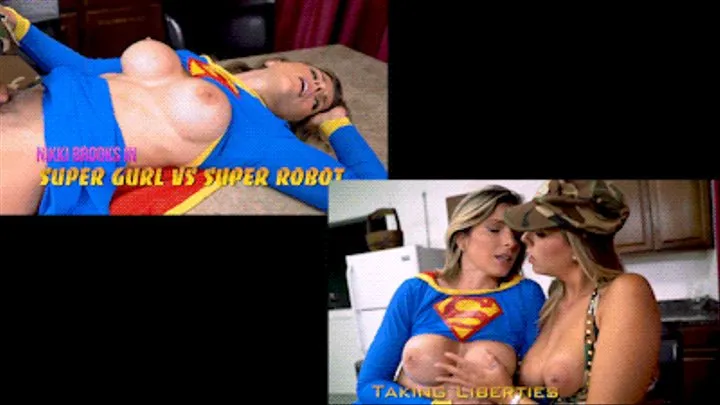 Nikki Brooks in Super Gurl vs Super Robot