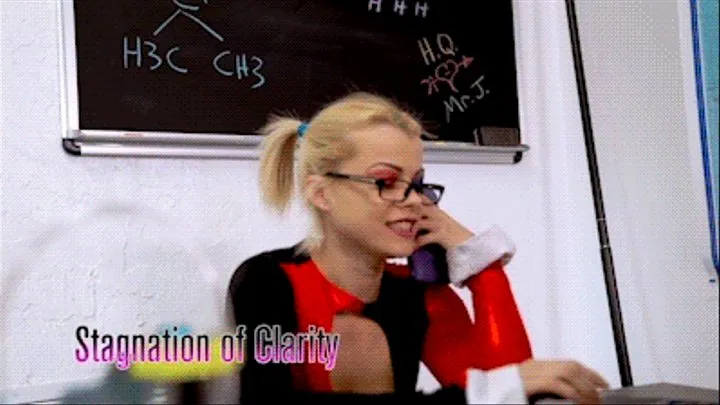 Nadia White in Harley Quinn and Super Gurl Conversion in Stagnation of Clarity