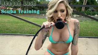 Reagan Lush in Scuba Training