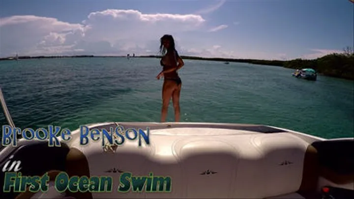 Brooke Benson in First Ocean Swim