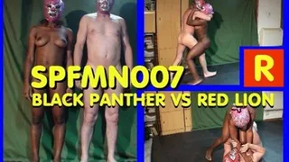 SPFMN007 BLACK PANTHER VS RED LION