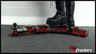 Big Toy Train Crushing
