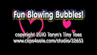 Fun Blowing Bubbles