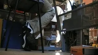 C 39 Part 1 Secretary dangling with shoe