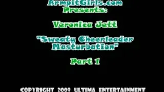 Veronica Jett - Sweaty Cheerleader Armpits and Solo Female Masturbation (Part 1 of 2)