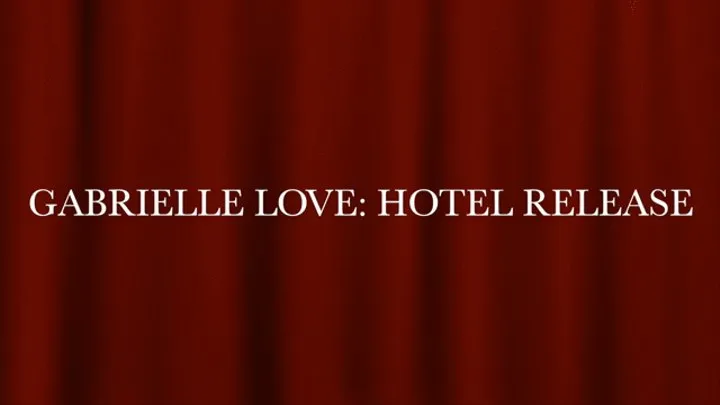 Masturbation: Hotel Release